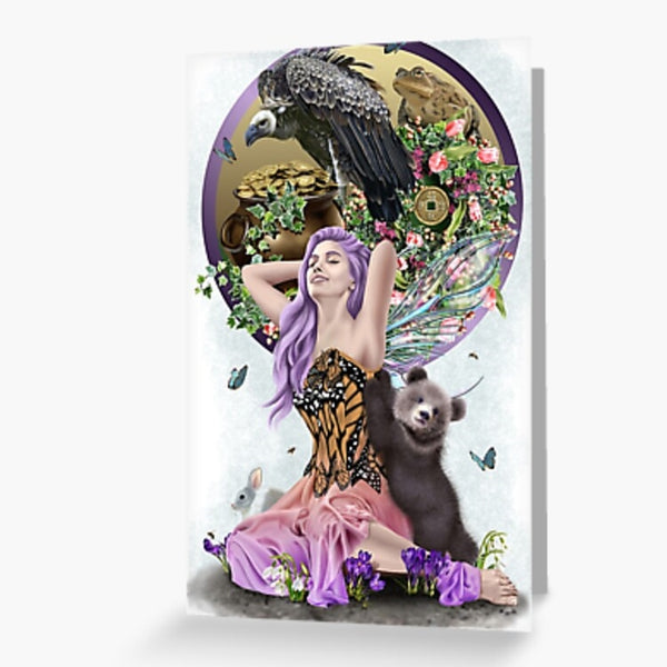Awakening - Spring Fairy Greeting Card