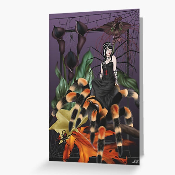 Spider Weaver - Fairy Greeting Card