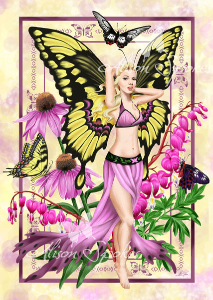 Butterfly Beauty Fairy - Open Edition Art Print