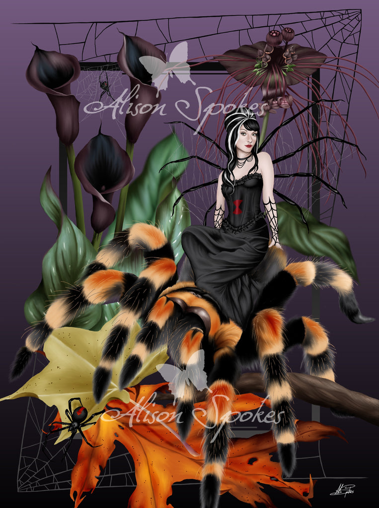 Spider Weaver Fairy goth Halloween