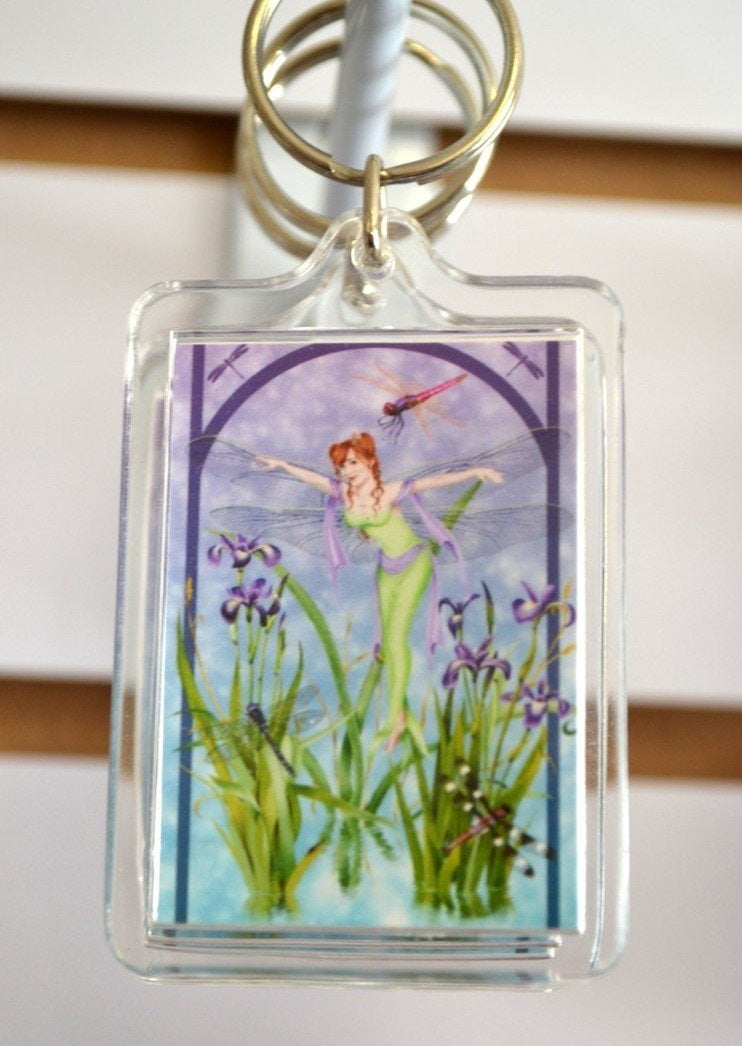 Dragonfly Fairy Key Chain – Alison Spokes